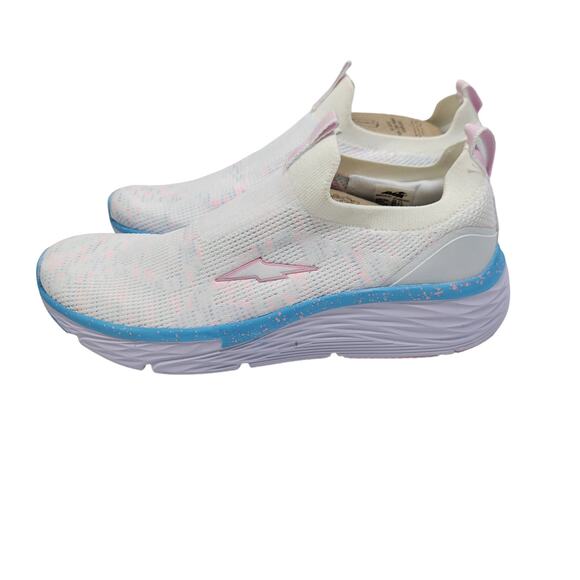 Avia White Trimmed in Blue Slip On Sneakers Size 9M 81524-2693 - Picture 2 of 8